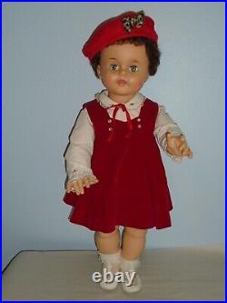 Vintage 28 Brunette Hair SUZY Suzie PLAYPAL Child Companion Doll Ideal 1959-on