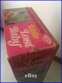 Vintage Antique 1968 Ideal LITTLE BABY LOST 3 Face Doll Voice WORKS MINTY Box