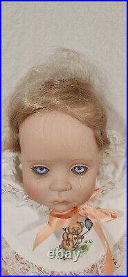 Vintage Crying Baby Doll Penny Michelle witch purple eyes by Marcy Cohen