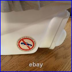 Vintage Doll Carrier Century Kanga Rocka Roo Reborn Baby Doll Seat Bears Ruffles