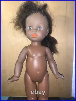 Vintage Eegee African-American Baby Doll 16 Inch Tall