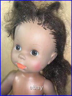 Vintage Eegee African-American Baby Doll 16 Inch Tall