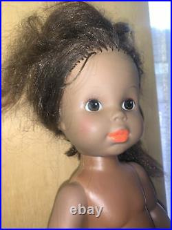 Vintage Eegee African-American Baby Doll 16 Inch Tall