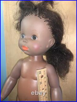 Vintage Eegee African-American Baby Doll 16 Inch Tall