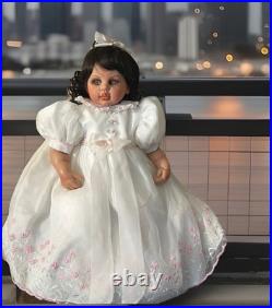 Vintage Fayzah Spanos Vinyl Baby Doll LE # 191/500, 1999, 25 in