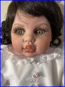 Vintage Fayzah Spanos Vinyl Baby Doll LE # 191/500, 1999, 25 in