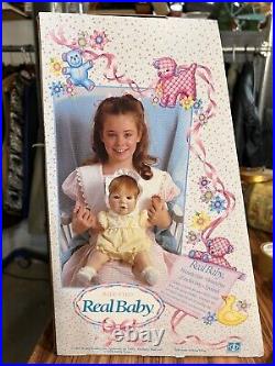 Vintage Hasbro Wide-Eyed Real Baby Doll 1985 By Judith Turner Original Box NRFB