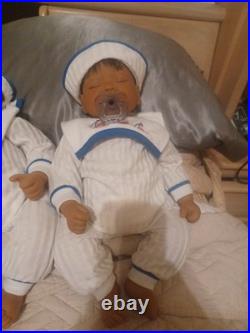 Vintage Lee Middleton 1996 African American Boy Dolls
