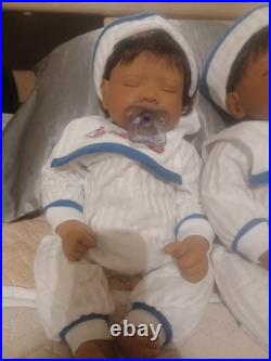Vintage Lee Middleton 1996 African American Boy Dolls