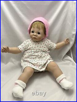 Vintage Lee Middleton First Moment Open Eye Baby Doll 1985 Hand Signed