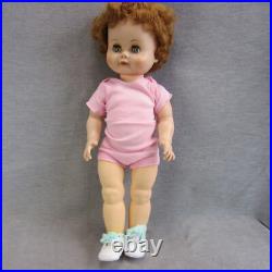 Vintage MA Kathleen Doll Follow Me Eyes Rooted Hair 22 Posable Toddler