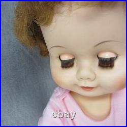 Vintage MA Kathleen Doll Follow Me Eyes Rooted Hair 22 Posable Toddler