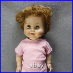 Vintage MA Kathleen Doll Follow Me Eyes Rooted Hair 22 Posable Toddler