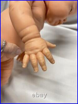 Vintage Newborn Baby Shivers Doll Realistic Irwin Tyco TESTED WORKS Rare HTF