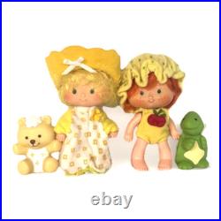 Vintage Strawberry Shortcake ALL 6 Baby Friends + Pets Collector Set- Cleaned