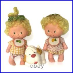 Vintage Strawberry Shortcake ALL 6 Baby Friends + Pets Collector Set- Cleaned