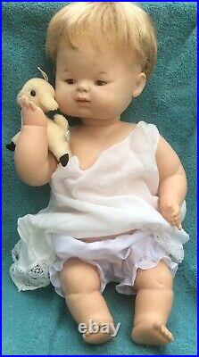Vintage TOODLE-LOO DarlingAmerican Character 1961 Doll with Gown, Wig&Baby LambRare