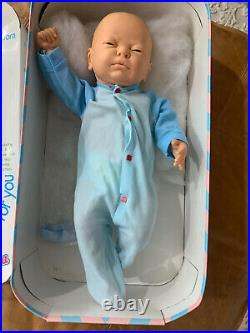 Vintage berjusa baby doll newborn boy vintage toy blue eyes Anatomically Correct