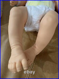 Vintage berjusa baby doll newborn boy vintage toy blue eyes Anatomically Correct