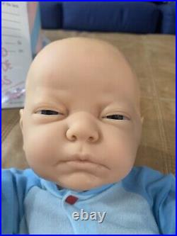 Vintage berjusa baby doll newborn boy vintage toy blue eyes Anatomically Correct