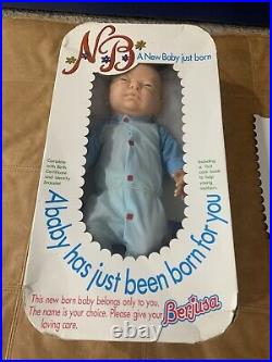 Vintage berjusa baby doll newborn boy vintage toy blue eyes Anatomically Correct