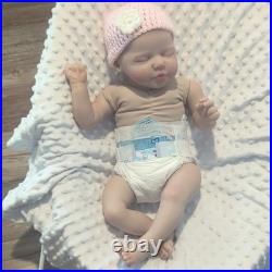 Vinyl Reborn Baby Doll Replica of Valentina, Light Complexion, Closed Eyes
