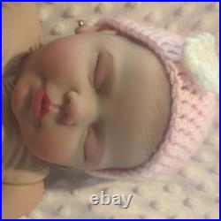 Vinyl Reborn Baby Doll Replica of Valentina, Light Complexion, Closed Eyes Vinyl Reborn Baby Doll Replica of Valentina, Light Complexion, Closed Eyes