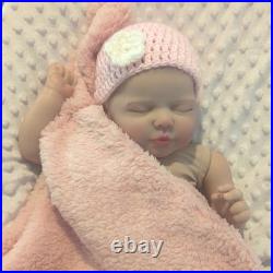 Vinyl Reborn Baby Doll Replica of Valentina, Light Complexion, Closed Eyes Vinyl Reborn Baby Doll Replica of Valentina, Light Complexion, Closed Eyes