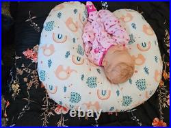 Vinyl cuddle reborn baby doll pre owned