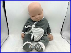 Vollence 18 inch Reborn Full Silicone Baby Doll Realistic Newborn Preowned