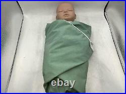 Vollence 18 inch Reborn Full Silicone Baby Doll Realistic Newborn Preowned