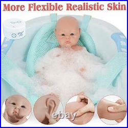 Vollence 19 inch Full Silicone Baby Doll That Look RealNot Vinyl Material Dol