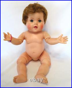 Vtg 1950s AMERICAN CHARACTER 21 TOODLES Multi-jointed Soft Vinyl Baby Doll