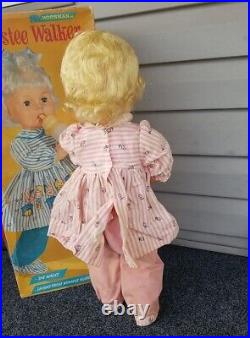 Vtg 1962 Horsman Carnation Thirstee Walker Complete All Orig & Box Rare Find