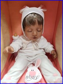 Vtg 984 JUDITH TURNER HASBRO WEIGHTED SLEEPING REAL BABY Nrfb + Extra Clothing