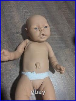 Vtg JESMAR 17 Newborn Baby Dolls Anatomically Correct Twins Boy & Girl Spain