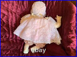 Vtg Madame Alexander Kitten Baby Doll 18 & Complete Outfit, Wrist Tag 1962