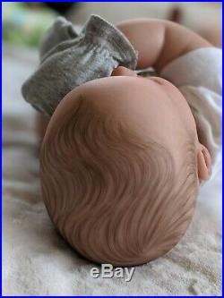 WILLIAMS NURSERY REBORN BABY BOY DOLL Realborn Reese Sleeping REALISTIC NEWBORN