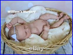 WILLIAMS NURSERY REBORN BABY GIRL DOLL Realborn Alma Sleeping REALISTIC NEWBORN
