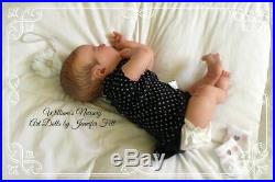 WILLIAMS NURSERY REBORN BABY GIRL DOLL Realborn Laila Asleep REALISTIC NEWBORN