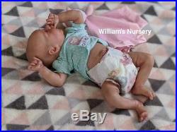 WILLIAMS NURSERY REBORN BABY GIRL DOLL TWIN A by BONNIE BROWN REALISTIC NEWBORN