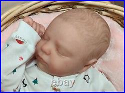 WILLIAMS NURSERY REBORN Newborn BABY GIRL BOY DOLL Realborn Macey Asleep Holiday