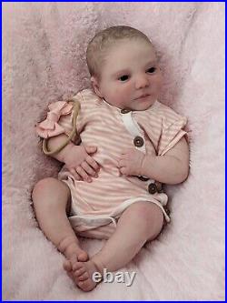 WILLIAMS NURSERY Reborn Baby GIRL Newborn Doll 19 Realborn June Awake COA