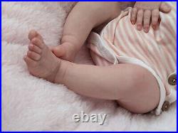 WILLIAMS NURSERY Reborn Baby GIRL Newborn Doll 19 Realborn June Awake COA