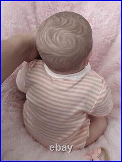 WILLIAMS NURSERY Reborn Baby GIRL Newborn Doll 19 Realborn June Awake COA