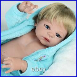 Waterproof Reborn Newborn Twins Lifelike Baby Doll Full Body Vinyl Silicone Doll