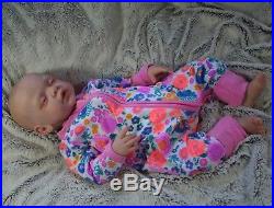 Yannie Gudrun Legler, reborn baby art doll, COA