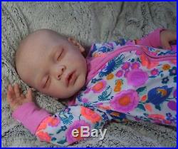 Yannie Gudrun Legler, reborn baby art doll, COA