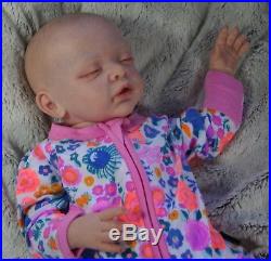 Yannie Gudrun Legler, reborn baby art doll, COA