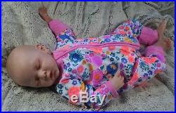 Yannie Gudrun Legler, reborn baby art doll, COA